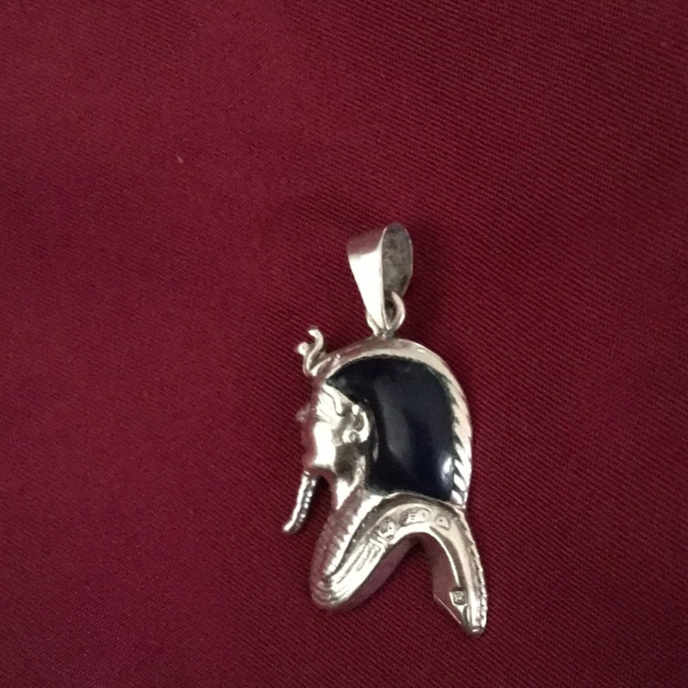King Tut Silver Pendant Made In Egypt